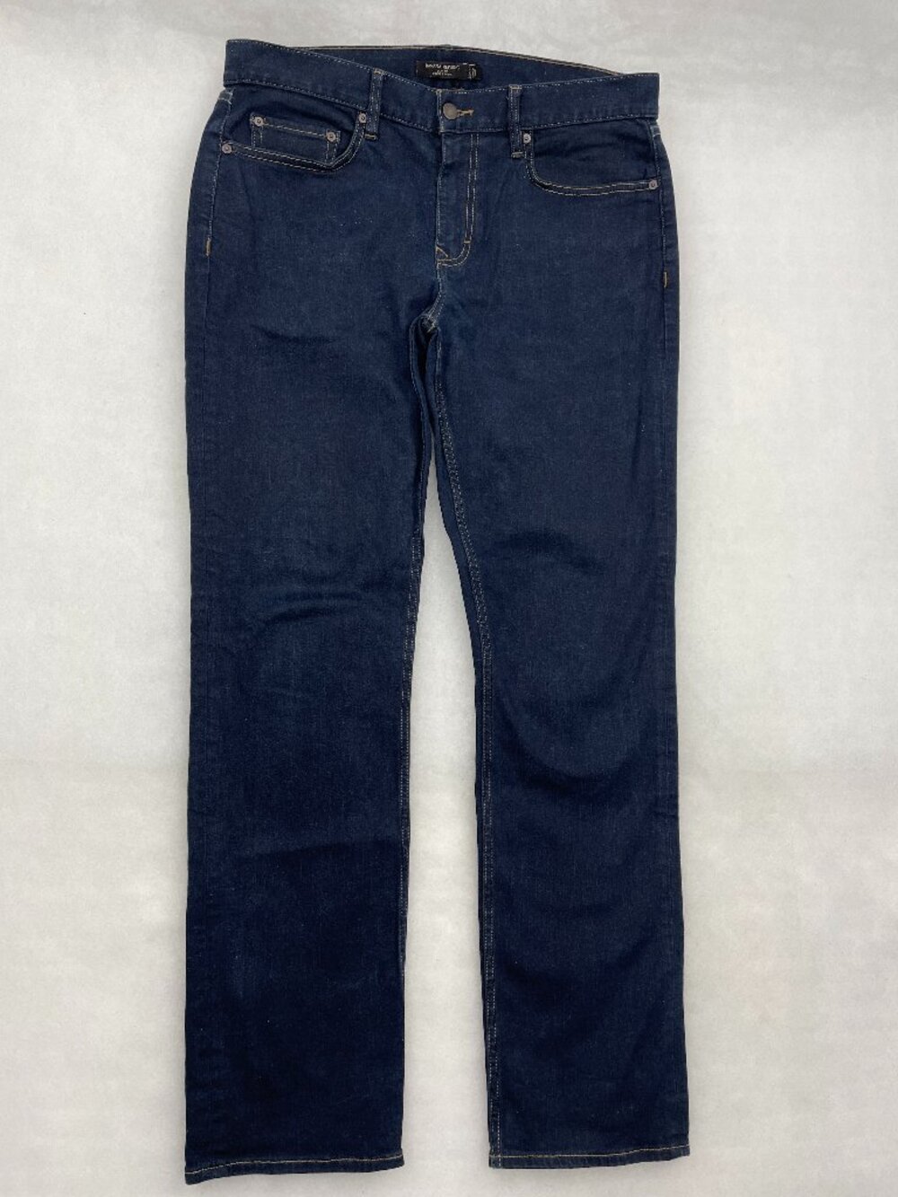 Banana Republic Slim Fit Dark Wash Blue Indigo Denim Stretch Jeans Men's 33x32
